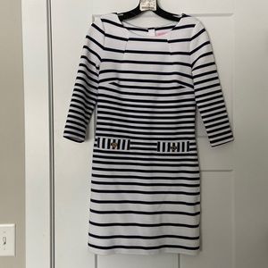Three quarter sleeve nautical lilly pulitzer dress